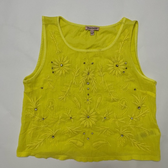 Juicy Couture - lace embroidered bling crop - size XS - Picture 6 of 8
